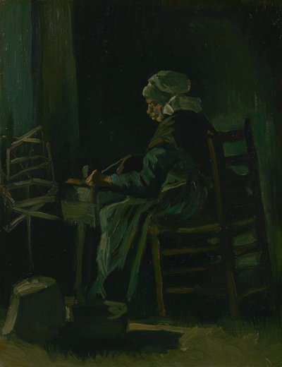Femme enroulant du fil - Vincent van Gogh